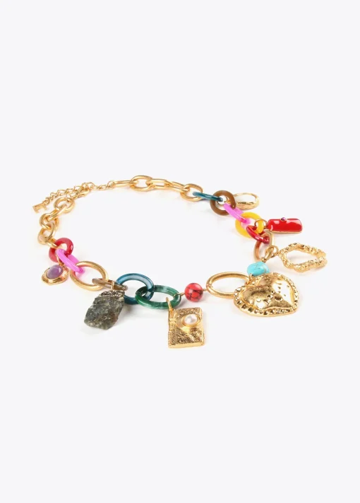 Collar colores y charms