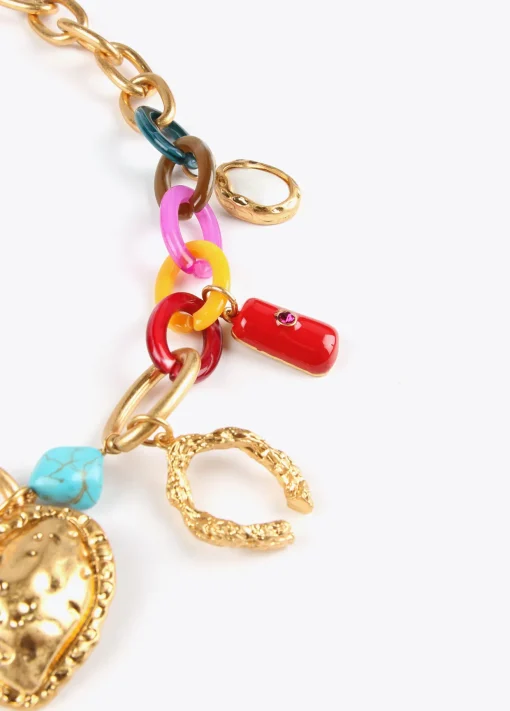 Collar colores y charms