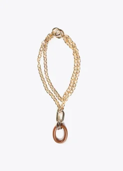Collar doble cadena y colgante