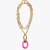Collar doble cadena y colgante