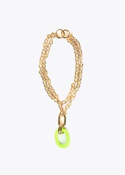 Collar doble cadena y colgante