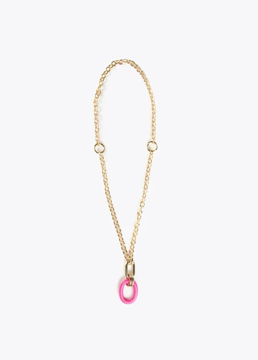 Collar doble cadena y colgante