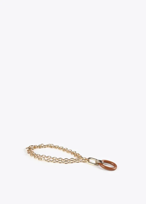Collar doble cadena y colgante