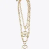 Collar doble medalla