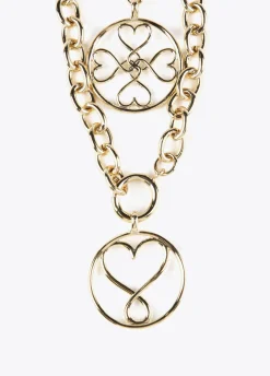 Collar doble medalla