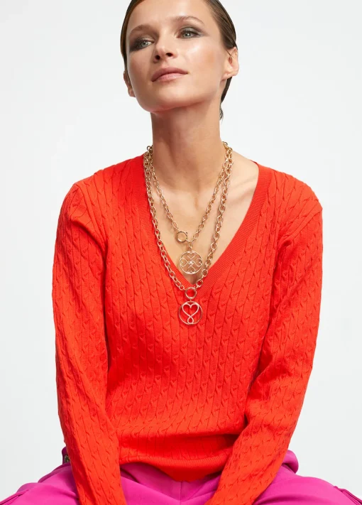Collar doble medalla