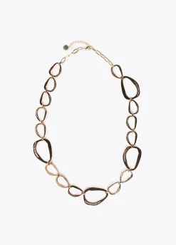 Collar dorado largo