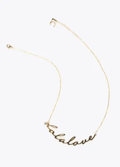 Collar dorado Lola love