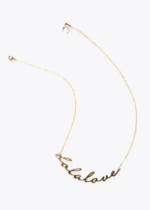 Collar dorado Lola love