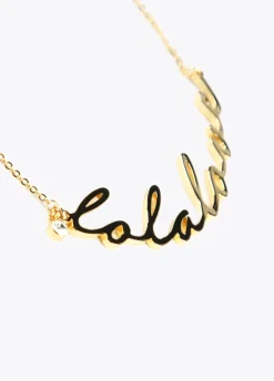 Collar dorado Lola love