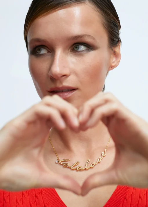 Collar dorado Lola love
