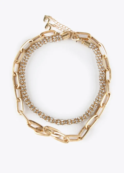 Collar gargantilla doble