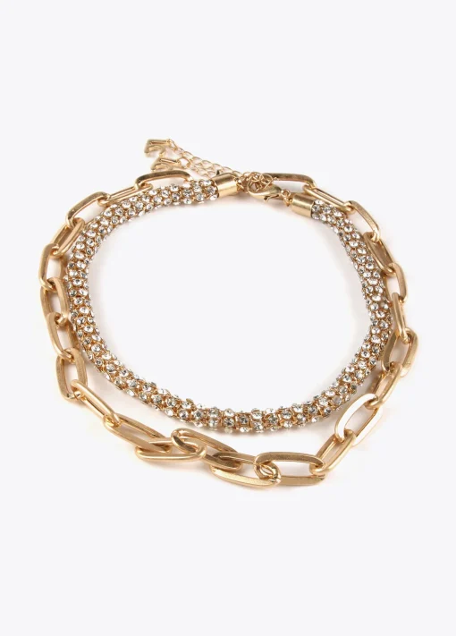 Collar gargantilla doble