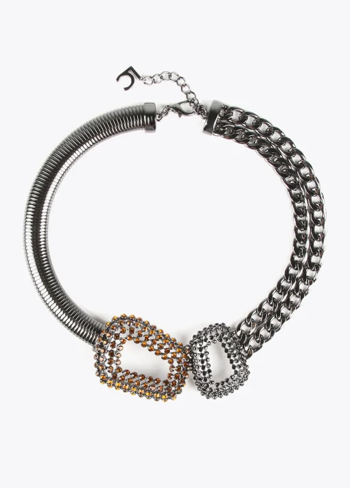 Collar gargantilla doble pieza