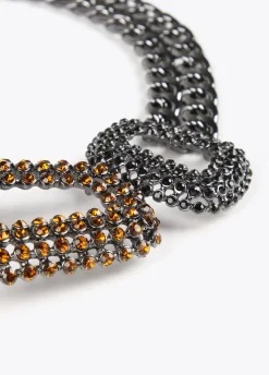 Collar gargantilla doble pieza