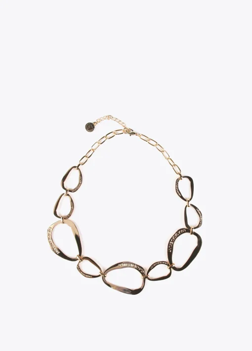 Collar gargantilla dorada