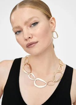 Collar gargantilla dorada