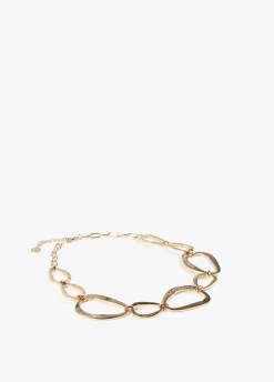 Collar gargantilla dorada