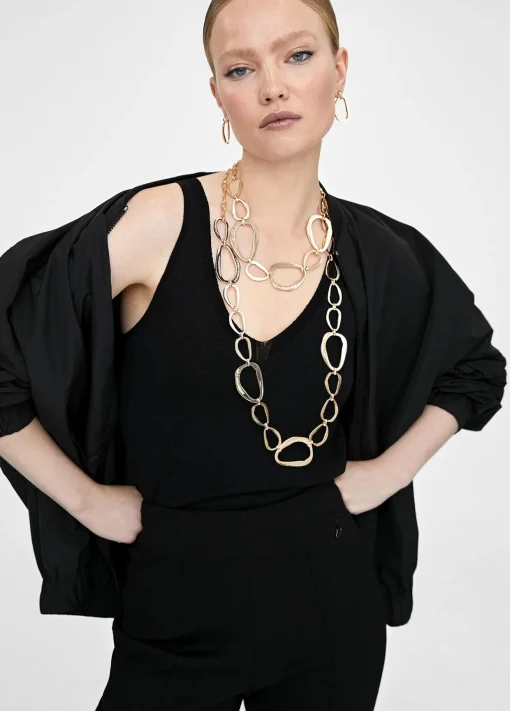 Collar gargantilla dorada
