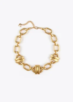 Collar gargantilla dorado