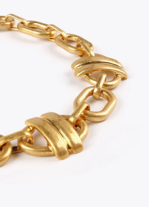 Collar gargantilla dorado