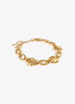 Collar gargantilla dorado