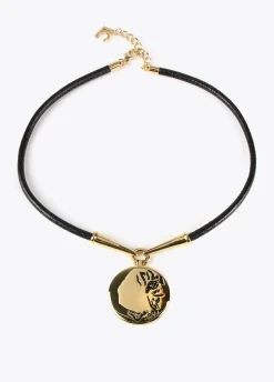 Collar gargantilla medalla