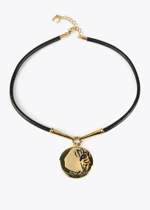 Collar gargantilla medalla