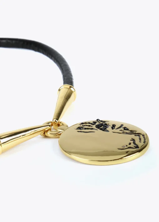 Collar gargantilla medalla