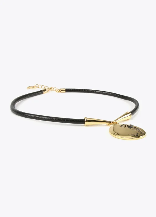 Collar gargantilla medalla