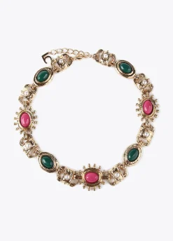 Collar gargantilla piedras