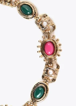 Collar gargantilla piedras
