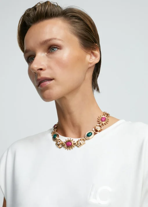 Collar gargantilla piedras