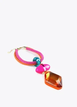 Collar maxi piezas de colores