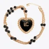 Collar medalla corazón