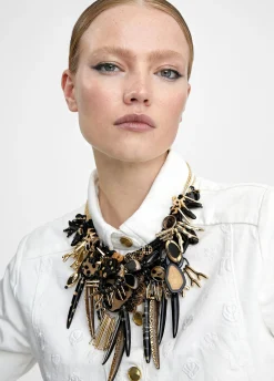 Collar multi abalorios estilo africano