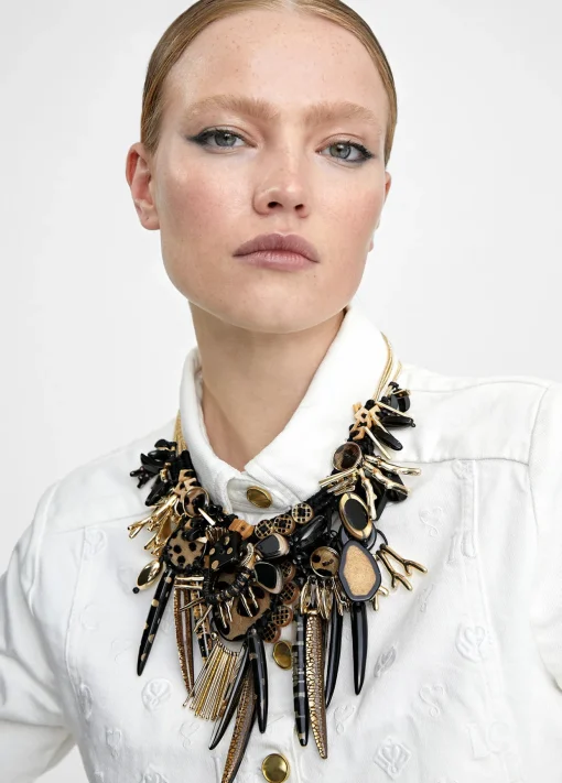Collar multi abalorios estilo africano