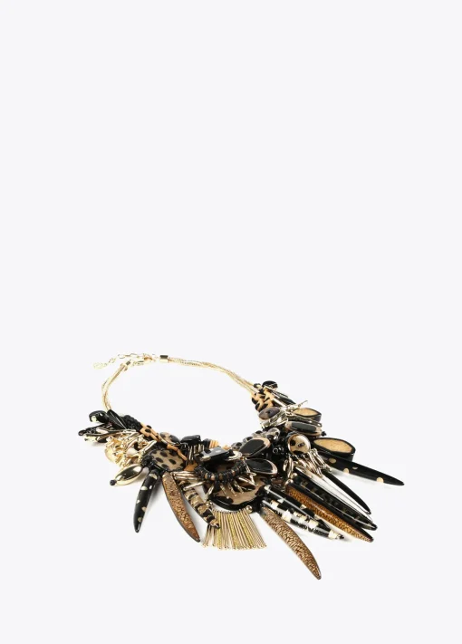 Collar multi abalorios estilo africano