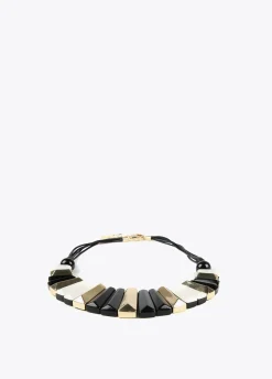 Collar multi piezas tricolor