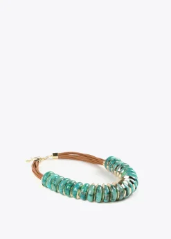 Collar multi piezas turquesa
