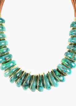 Collar multi piezas turquesa
