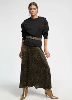 Falda estampado animal print
