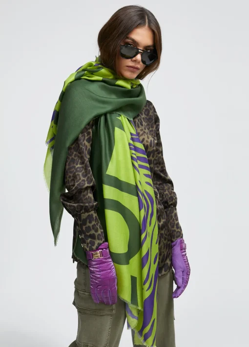 Fular maxi logo y animal