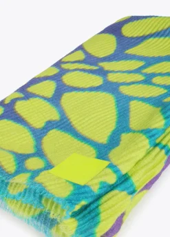 Fular plisado animal print