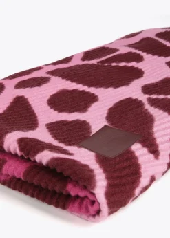 Fular plisado animal print