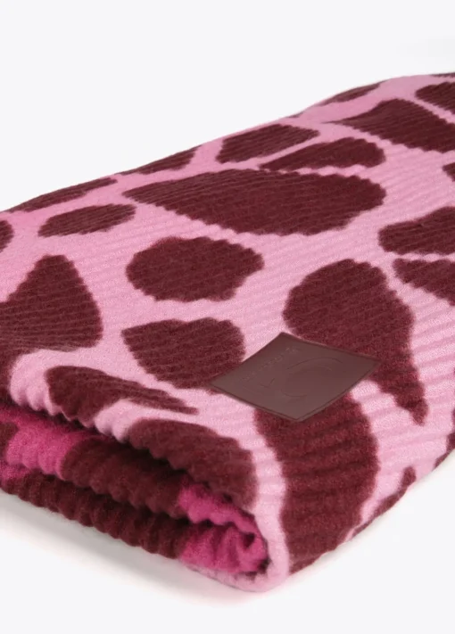 Fular plisado animal print