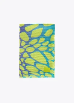 Fular plisado animal print