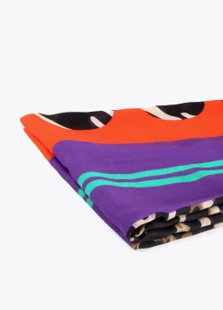 Fulard leopardo y letras zebra