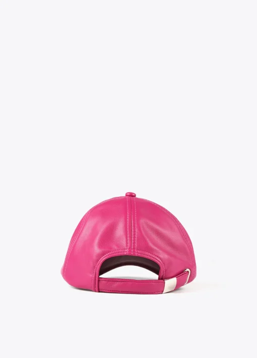 Gorra efecto piel
