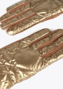 Guantes acolchados con cadena